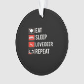 Awesome Deer Lover Creative ModernAcrylic Ornament (voorkant)