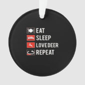 Awesome Deer Lover Creative ModernAcrylic Ornament (voorkant)