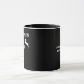 Awesome Deer Lover Minimal Retro Style Mug Mok (Midden)