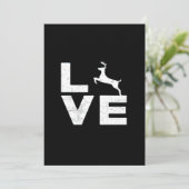 Awesome Deer Lover Trendy AesthetFlat Holiday Card Feestdagenkaart (Staand voorkant)