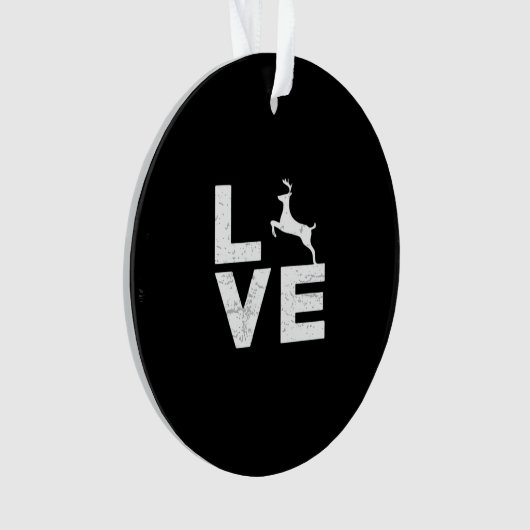 Awesome Deer Lover Trendy AesthetiAcrylic Ornament (voorkant)