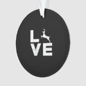 Awesome Deer Lover Trendy AesthetiAcrylic Ornament (voorkant)