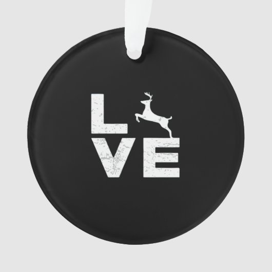 Awesome Deer Lover Trendy AesthetiAcrylic Ornament (voorkant)