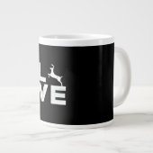Awesome Deer Lover Trendy Aesthetic Design  Grote Koffiekop (Voorkant rechts)