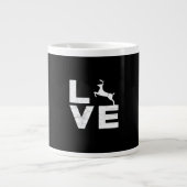 Awesome Deer Lover Trendy Aesthetic Design  Grote Koffiekop (Voorkant)