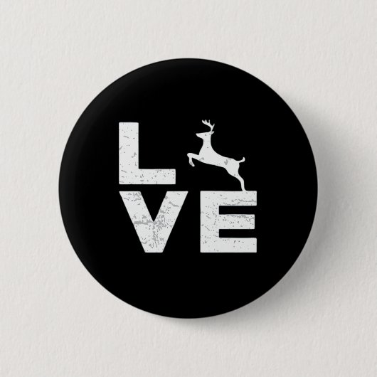 Awesome Deer Lover Trendy Aesthetic Design Ronde Button 5,7 Cm (Voorkant)