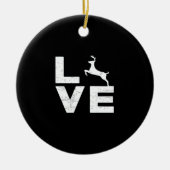 Awesome Deer Lover Trendy Aesthetic DesignOrnament Keramisch Ornament (Voorkant)