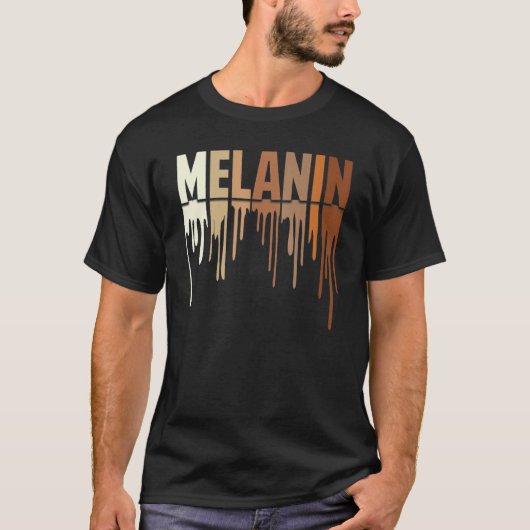 Awesome Drippin Melanin Women Pride Black History T-shirt (Voorkant)