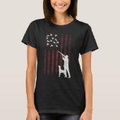 Awesome Duck Hunting  American Flag Duck Hunters M T-shirt (Voorkant)