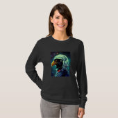 Awesome Eagle Astronaut Cosmonaut Astronomy Astrop T-shirt (Voorkant volledig)