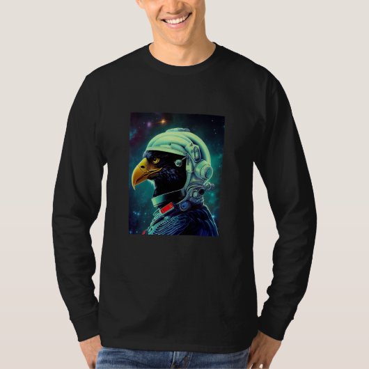 Awesome Eagle Astronaut Cosmonaut Astronomy Astrop T-shirt (Voorkant)