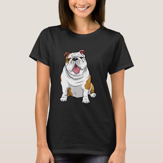 AWESOME ENGLISH BULLDOGS  English Bulldogs Dogs Pu T-shirt (Voorkant)