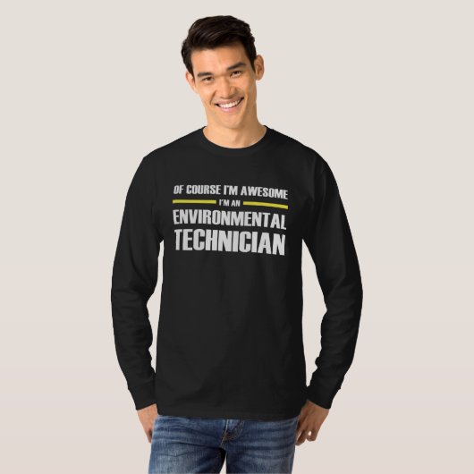 Awesome Environmental Technician T-shirt (Voorkant volledig)
