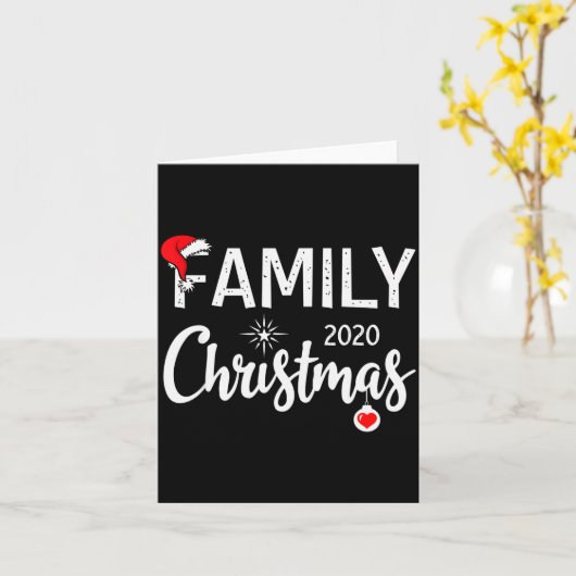 Awesome Family Christmas 2020  Kaart (Gele Bloem)