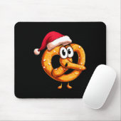 Awesome Festive Pretzel With Santa Claus Hat Costu Muismat (Met muis)