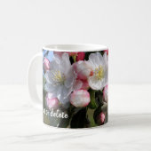 Awesome Flower Blossoms Personalized Koffiemok (Voorkant links)