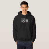 Awesome  For Teacher  Trust Me I m A Teacher Hoodie (Voorkant volledig)