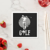 Awesome Golf Player Sports Golf Club Gift Servet (Insitu)