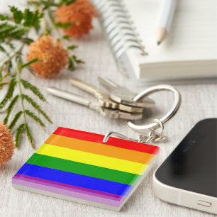 AWESOME HOMOSEKSUELE REGENBOOGVLAG SLEUTELHANGER