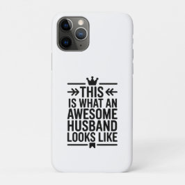 Awesome Husband Minimal Typography Case-Mate iPhone Case