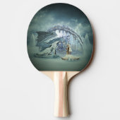 Awesome ice dragon tafeltennisbatje (Achterkant)