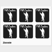 AWESOME IK VERMOORD ZOMBIES - STICKER (Vel)