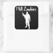 AWESOME IK VERMOORD ZOMBIES - STICKER (Tas)