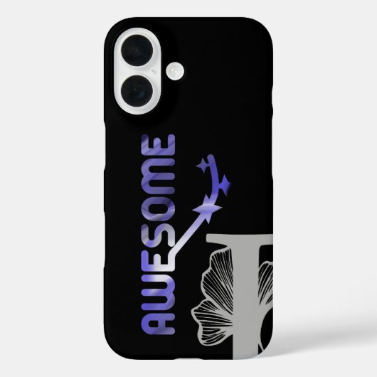 AWESOME iPhone Hoesje Trend Abstract Lavendel Viol (Achterkant)
