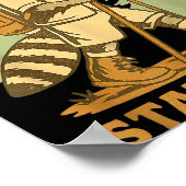 Awesome Keewaydin State Park, Ny Hiking Racoon Hik Poster (Hoek)