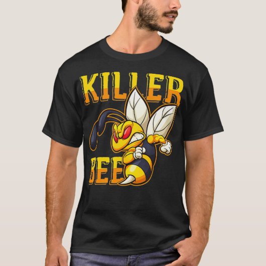Awesome Killer Bee Hornet Yellowjacket Honeybee Lo T-shirt (Voorkant)