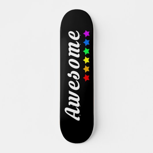 Awesome  | LGBTQ+ Pride  Persoonlijk Skateboard (Voorkant)