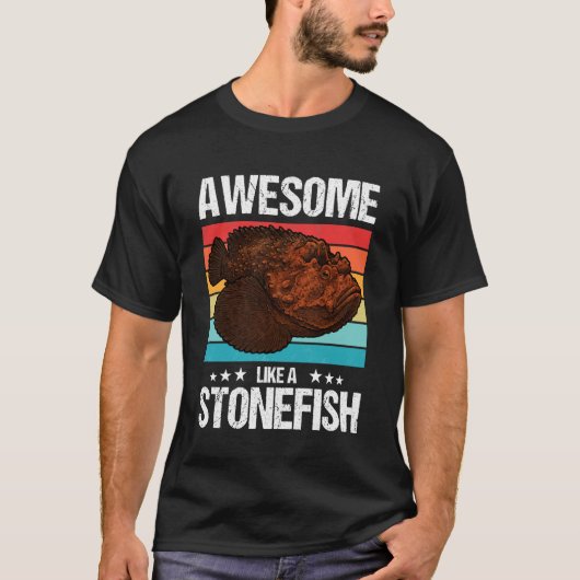 Awesome Like a Stonefish 1 T-shirt (Voorkant)