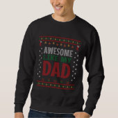 Awesome Like My Dad Christmas Knit Sweater Look (Voorkant)