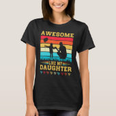 Awesome Like My Daughter Father s Day Mother s Day T-shirt (Voorkant)