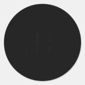 Awesome Like My Daughter Fathers Day Men Funny Say Ronde Sticker (Voorkant)