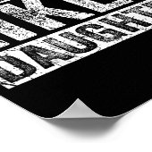 Awesome Like My Daughter For Dad Men Funny Fathers Poster (Hoek)