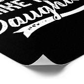 Awesome Like My Daughter For Dad Men Funny Fathers Poster (Hoek)