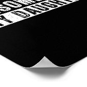 Awesome Like My Daughter Funny Father's Day Cute D Poster (Hoek)