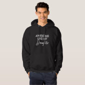 Awesome Like My Daughter Funny Father's Day from d Hoodie (Voorkant volledig)