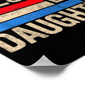 Awesome Like My Daughter Men Funny Fathers Day Dad Poster (Hoek)