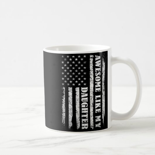 Awesome Like My Daughter Men Funny For Dad Fathers Koffiemok (Rechts)