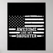Awesome Like My Daughter Men Funny  Poster (Voorkant)