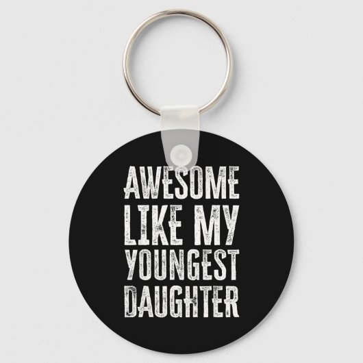 Awesome Like My Daughter Men Funny  Sleutelhanger (Voorkant)