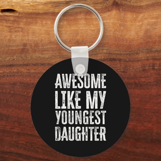 Awesome Like My Daughter Men Funny  Sleutelhanger (Voorkant)