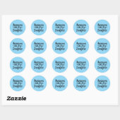 Awesome Like My Daughter Ronde Sticker (Vel)