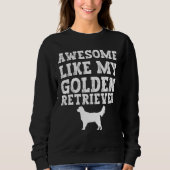 Awesome like my Golden Retriever Trui (Voorkant)