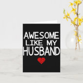 Awesome Like My Husband Heart Graphic For Valentin Kaart (Gele Bloem)