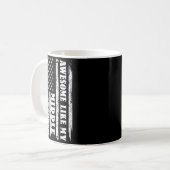 Awesome Like My Middle Daughter Men Funny For Dad Koffiemok (Voorkant links)