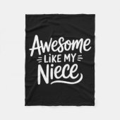 Awesome Like My Niece  Fleece Deken (Voorkant)