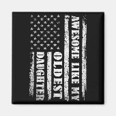 Awesome Like My Oldest Daughter Men Funny For Dad Magneet (Voorkant)